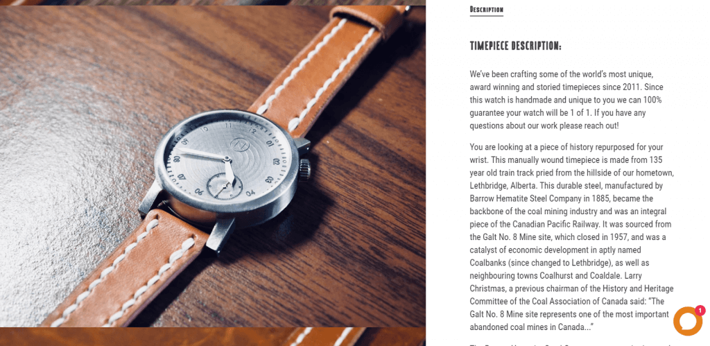 Novo Watch empathethic product description